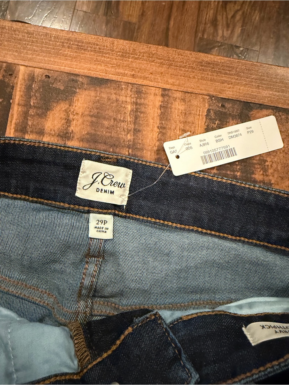 J. Crew Indigo Cropped Ankle Jeans - Picture 2 of 7